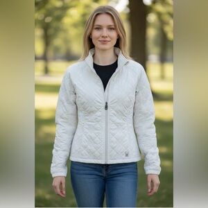 Spyder Women’s Lethal Systems Jacket Sample Zip Up Quilted Patterned Size M